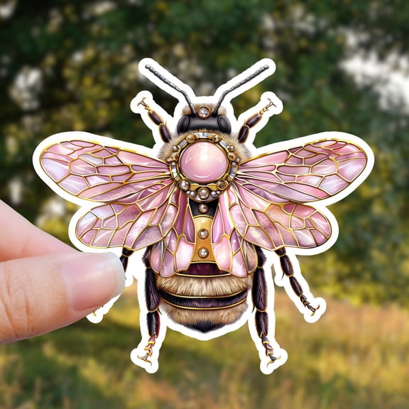 Bumble Bee Insect Honey Bee Garden Flower Sticker