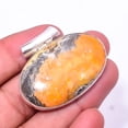 thumbnail image 1 of Bumble Bee Jasper -Indonesia 925 Sterling Silver Pendant 1.37", Yellow Bumble Bee Jasper Pendant P_7997_323_16, 1 of 2