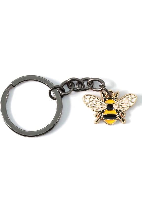 Bumble Bee Charm Keychain