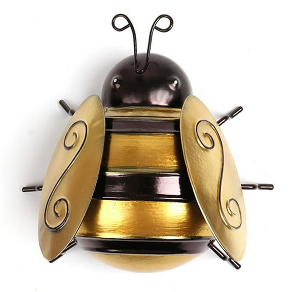 Bumble Bee Metal Wall Art Indoor Outdoor Garden Decor Ornament Decoration