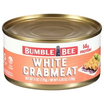 Bumble Bee Premium Select Wild Fancy White Crabmeat, 6oz can