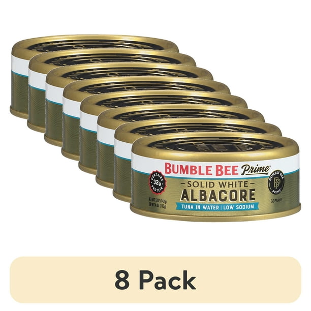 (8 pack) Bumble Bee Prime Fillet Solid White Albacore Tuna in Water