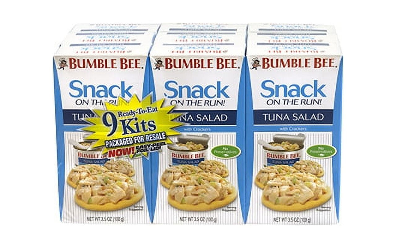 Bumble Bee ReadytoEat Tuna Salad Kits, 3.5 oz, 9 Pack