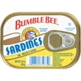 Bumble Bee Sardines In Mustard, 3.75oz, High Protein Food and Snacks