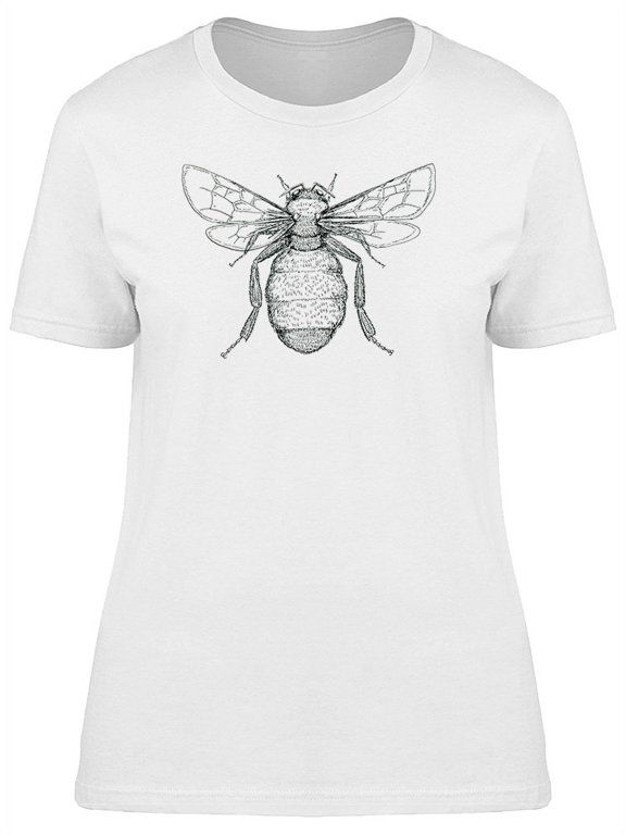 Bumble Bee Sketch T-Shirt Men -Image by Shutterstock, Male Large