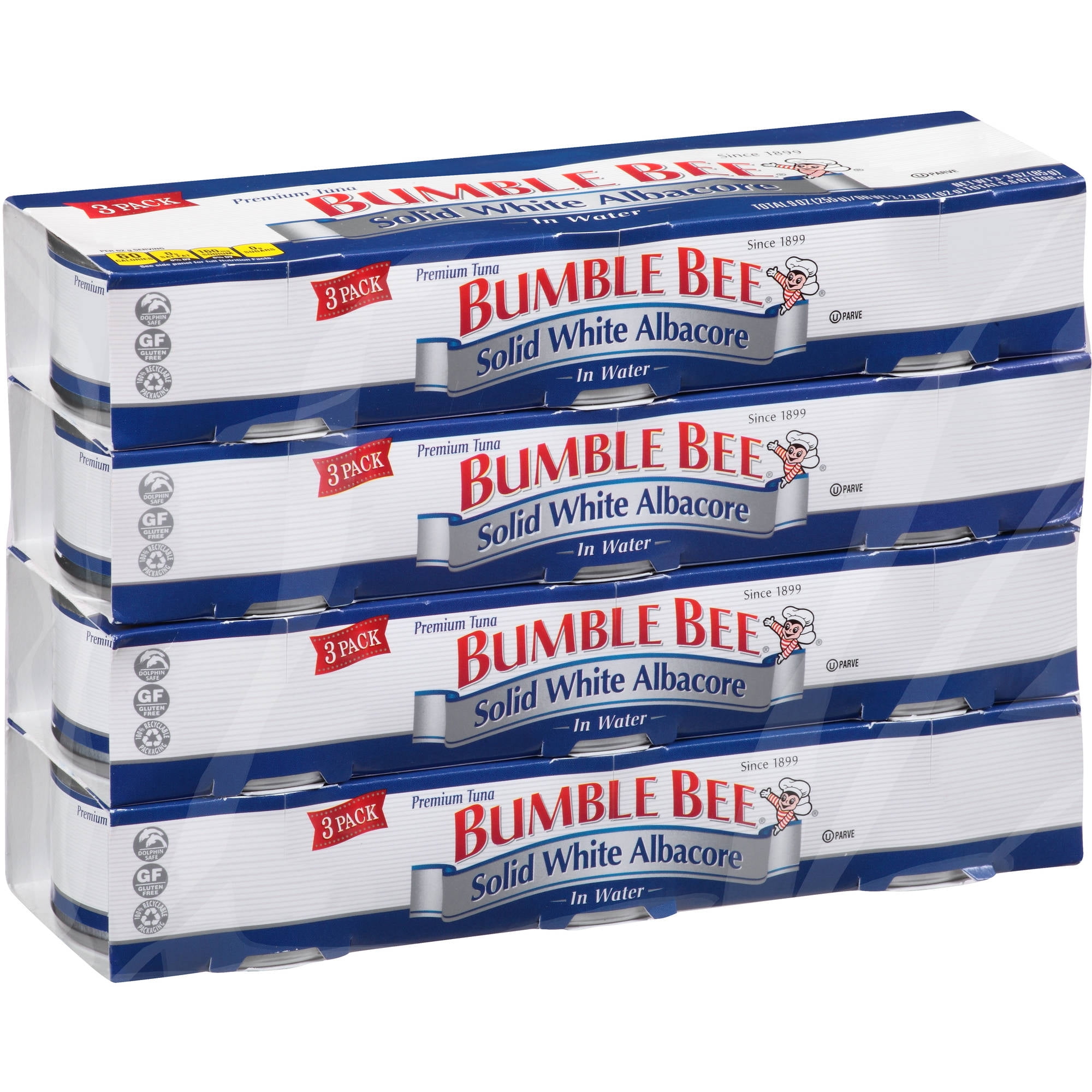 Bumble Bee Solid White Albacore Tuna in Water, 5 oz, 4 count - Fairway