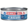 thumbnail image 1 of Bumble Bee Solid White Albacore Tuna in Water, Wild Caught, Gluten Free, 29g Protein per Serving, Ready to Eat, Shelf Stable Can, 5 oz, 1 of 10