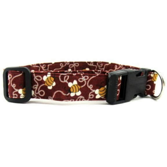 Bumble Bees Dog Collar - Size - Medium