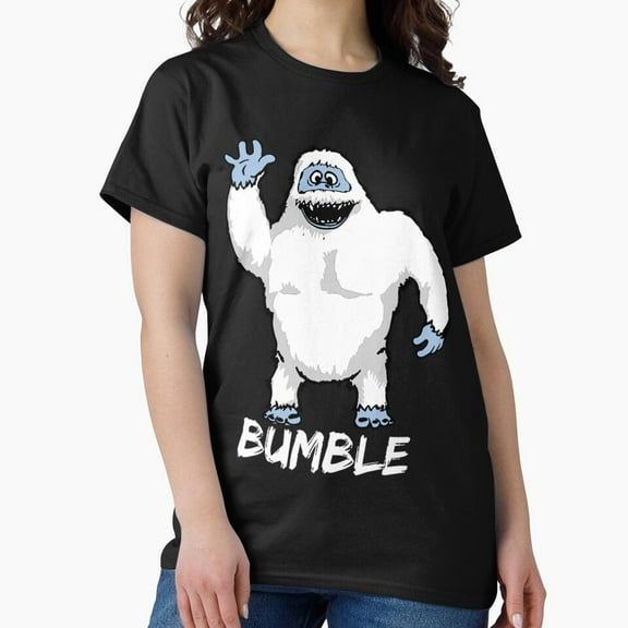 Bumble Inspired Frosty Creature Winter Fun Retro Holiday Graphic Unisex T-Shirt, up to size 5XL