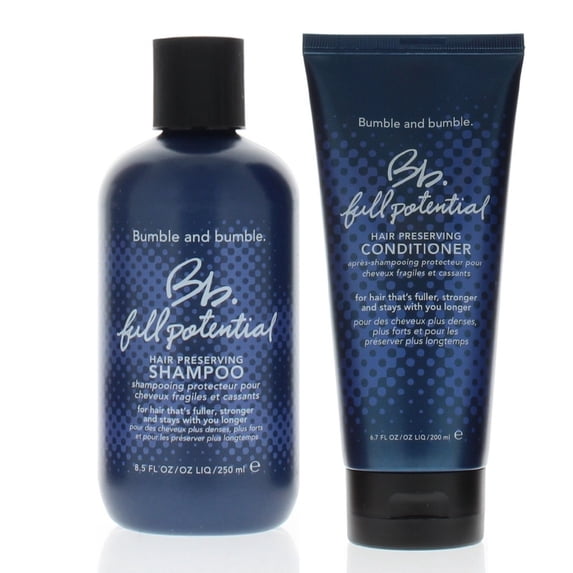 Bumble and Bumble Bb. Full Potential Hair Preserving Shampoo 8.5oz/250ml and Conditioner 6.7oz/200ml Combo