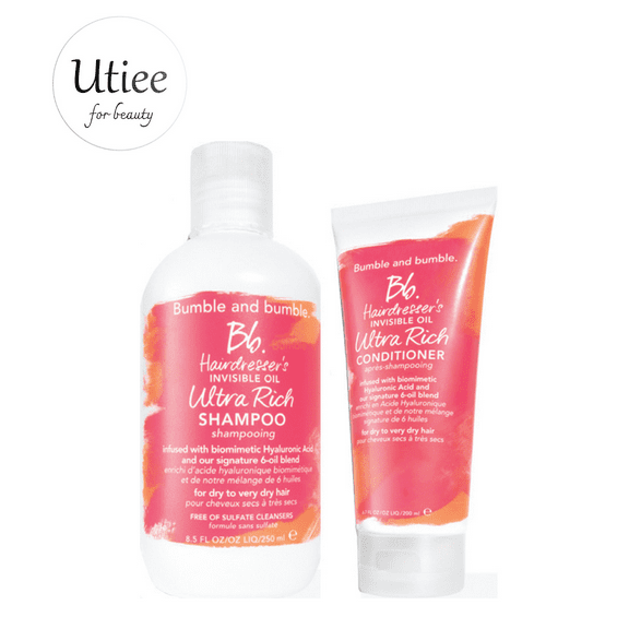 Bumble and Bumble Hairdresser's Invisible Oil Ultra Rich Shampoo 8.5 oz and Conditioner 6.7 oz