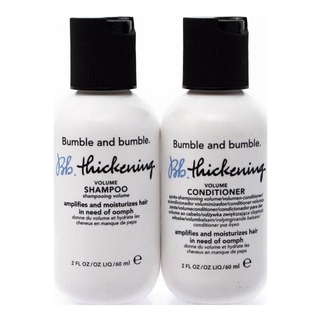 Bumble and Bumble Thickening Volume Shampoo and Conditioner Travel Size ...