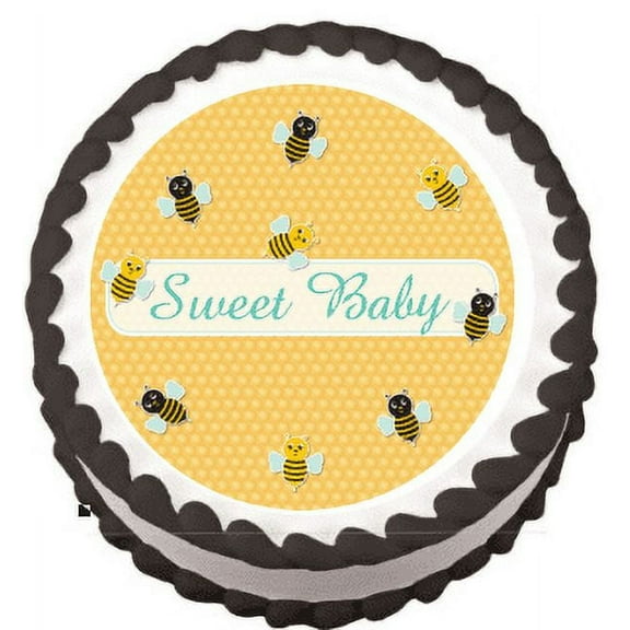BumbleBee Edible Frosting Sheet Photo Image Cake Topper