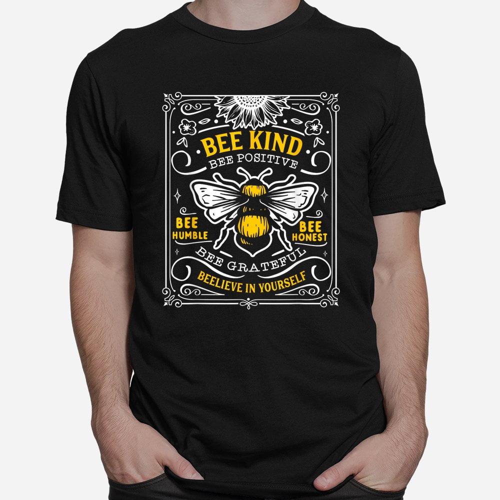 Bumblebee Bee Kind Bee Humble Save The Bees Cottage Core Shirt ...