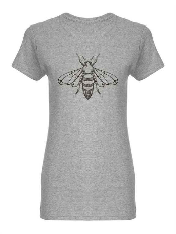 Bumblebee Drawing. T-Shirt Women -Image by Shutterstock, Female Medium