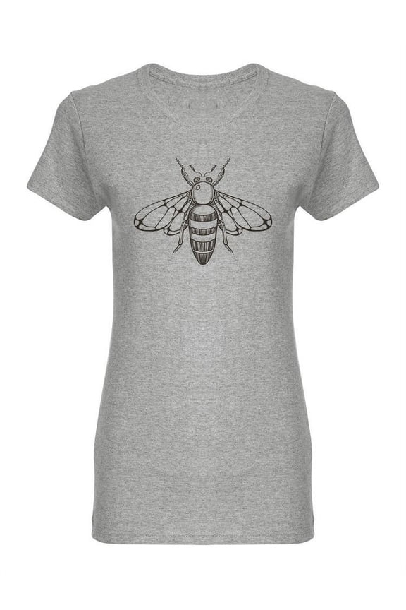 Bumblebee Drawing. T-Shirt Women -Image by Shutterstock, Female Medium