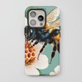 thumbnail image 1 of Bumblebee For All iPhone Series Protective Phone Case Nature Theme Teal Green, 1 of 7