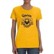 Bumblebee Queen T-Shirt Women -Smartprints Designs, Female Medium