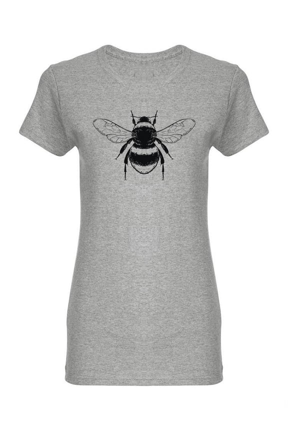 Bumblebee Sketch T-Shirt Women -Image by Shutterstock, Female Medium