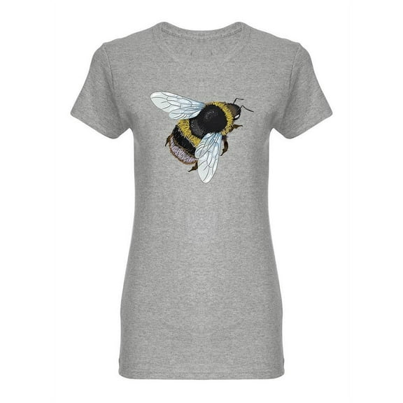 Bumblebee With Hair T-Shirt Women -Image by Shutterstock, Female 3X-Large