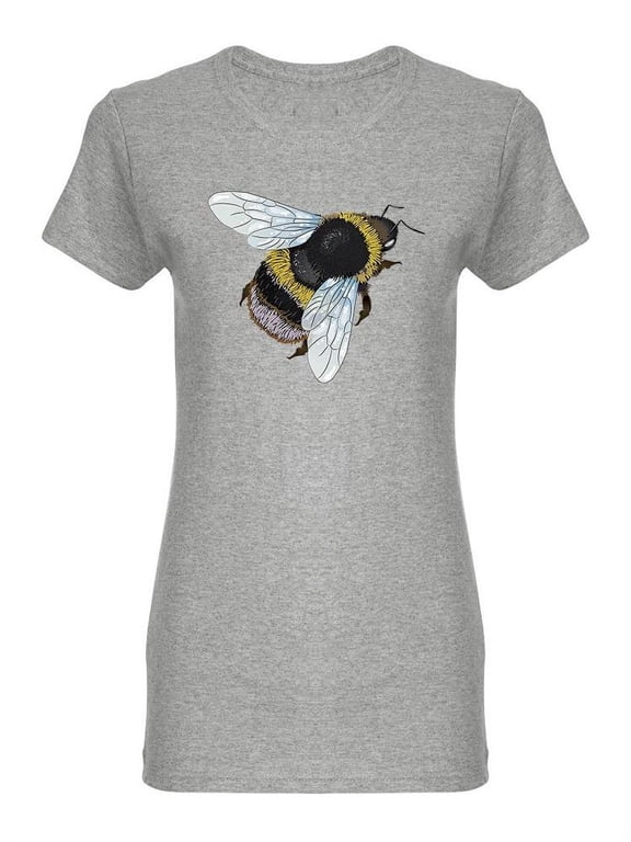 Bumblebee With Hair T-Shirt Women -Image by Shutterstock, Female Large