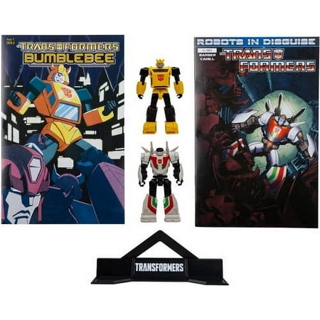 Bumblebee and Wheeljack w/Comic (Page Punchers: Transformers) 3" 2-Pack - McFarlane Toys