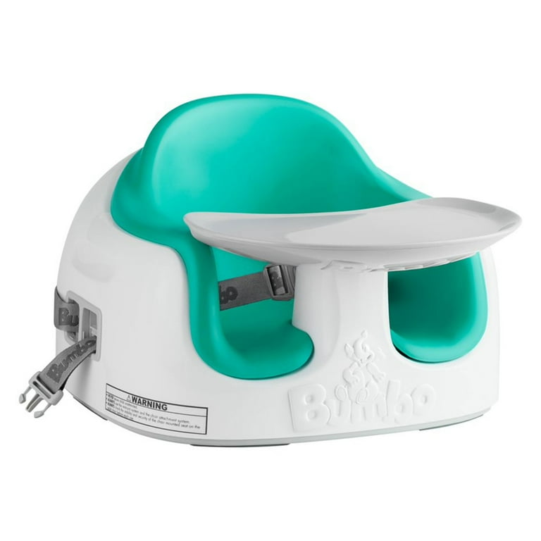 Bumbo Baby Toddler Adjustable 3 in 1 Booster Seat High Chair Aqua