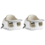 Bumbo Baby Toddler Adjustable 3-in-1 Multi Seat High Chair, Taupe 2 Pack