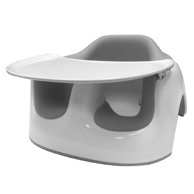 Bumbo Floor Seat LITE & Tray with Cushioned Seat & Safety Strap, Cool