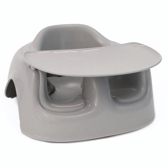 Bumbo Plastic Floor Seat Lite Baby Chair with Removable Tray for 3-12 Months, Breige