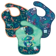 Bumkins Baby Bibs, SuperBib 3-Pack, Baby & Toddler Ages 6-24 Mos All Together Now