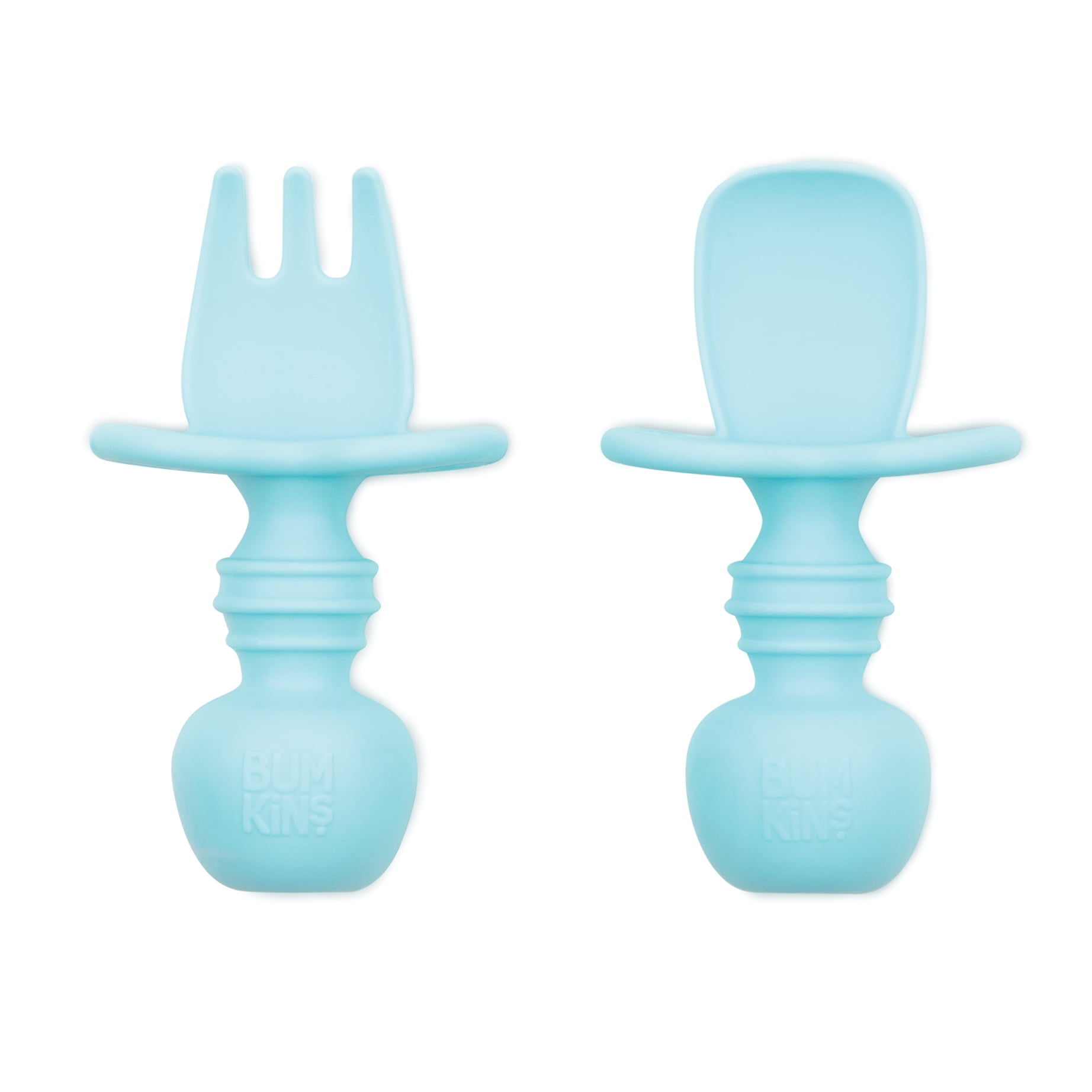 Baby Training Spoons & Forks, Silicone Chewtensils