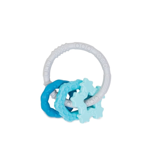 Bumkins Baby Silicone Teething Charms: Blue