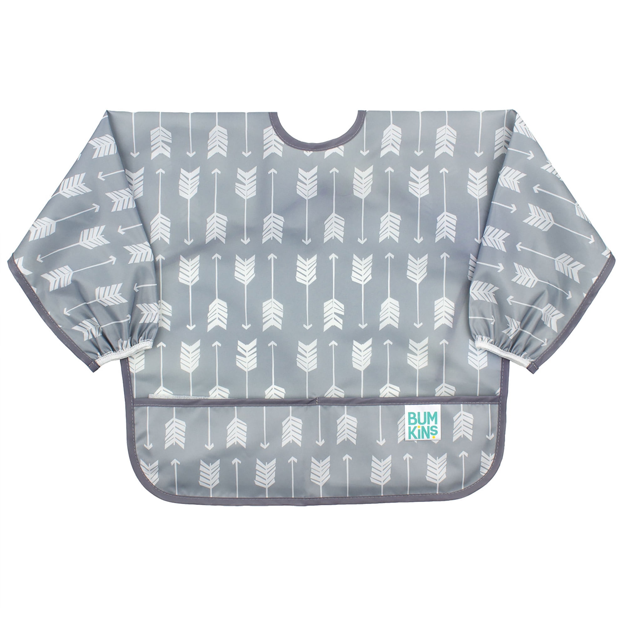 Bumkins Baby Sleeved Bib: Arrow