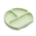 thumbnail image 1 of Bumkins Baby and Toddler Silicone Grip Dish, Plate Kids - Sage, 1 of 6