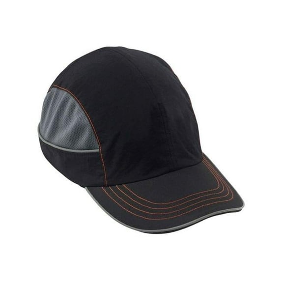 Bump Cap, Long Brim - Black