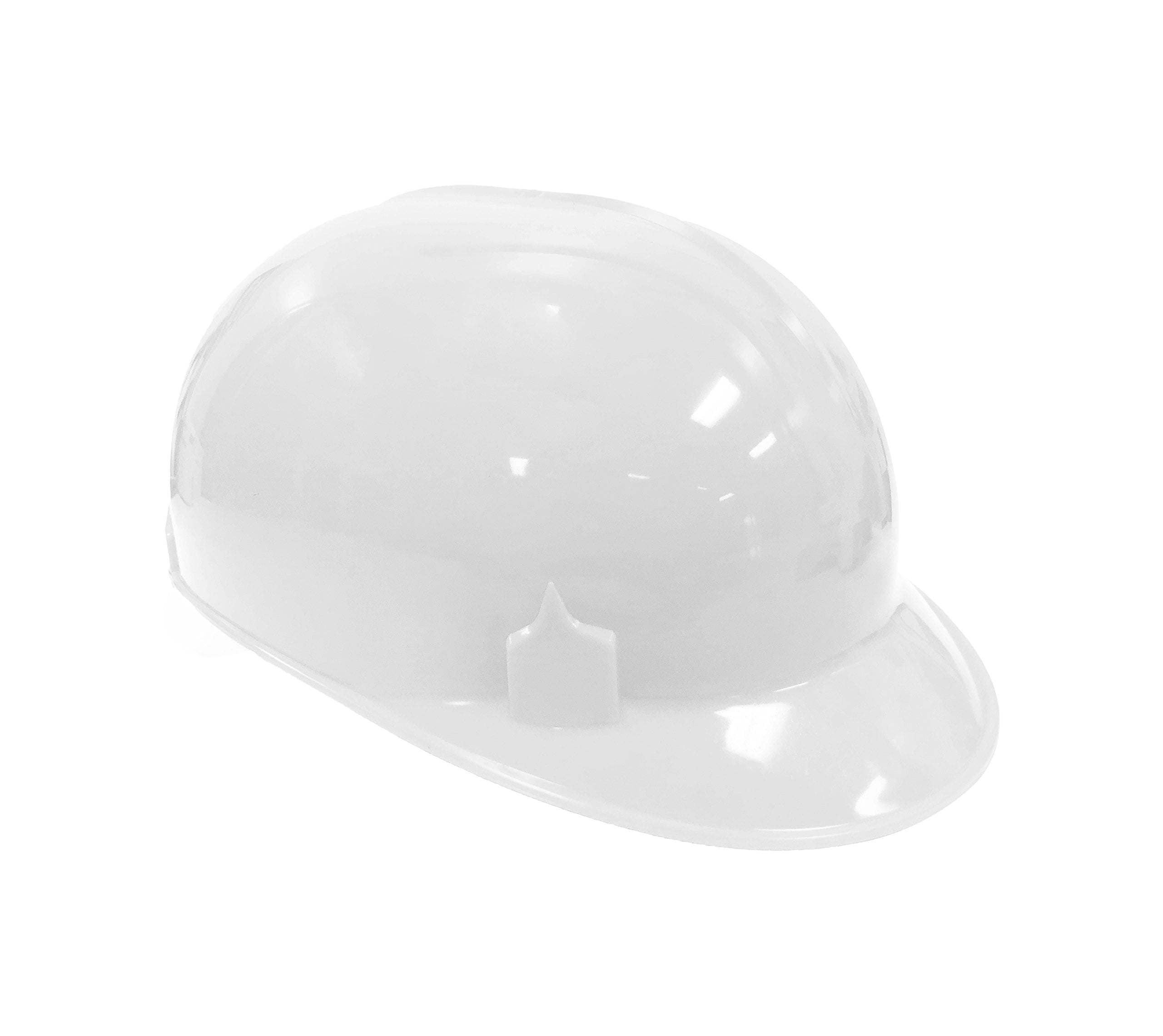 Bump Cap with 4 Point Pin Lock Suspension, HDPE Cap Style, White (Case ...