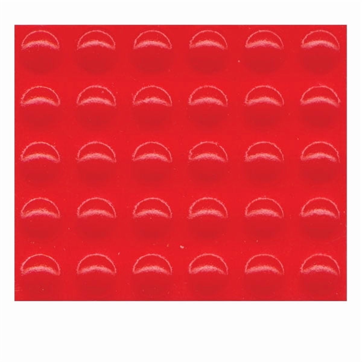 MAXIAIDS Bump Dots- Medium Round Orange-Red 30-pk