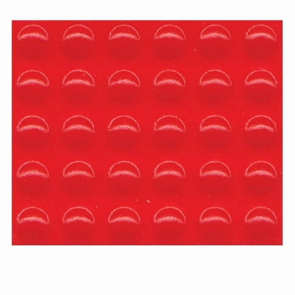 Bump Dots- Medium Round Orange-Red 30-pk