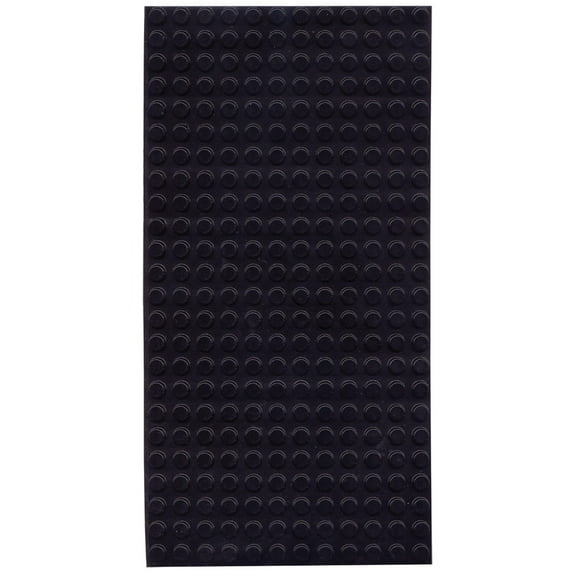 Bump Dots- Round- Flat Top- Black- Medium- 300pk