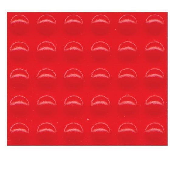 Bump Dots - Small Round Orange-Red 30-pk