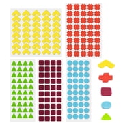 Bump Dots for Visually Impaired 200 Pcs Combo PackYellow&Red&Blue&Purple&Green - Low Vision Aids Braille Stickers Raised Tactile Dots for Elderly, Blind