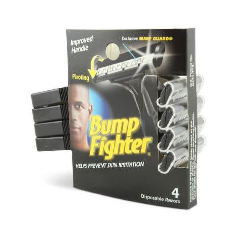 Bump Fighter Disposable Razors 4 Each (Pack of 3)