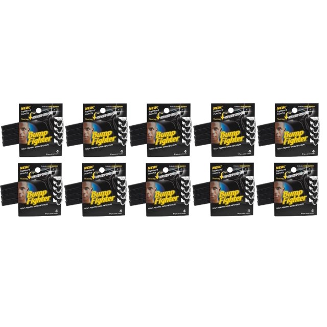 Bump Fighter Mens Disposable Razors 4 ct. (Pack of 10)