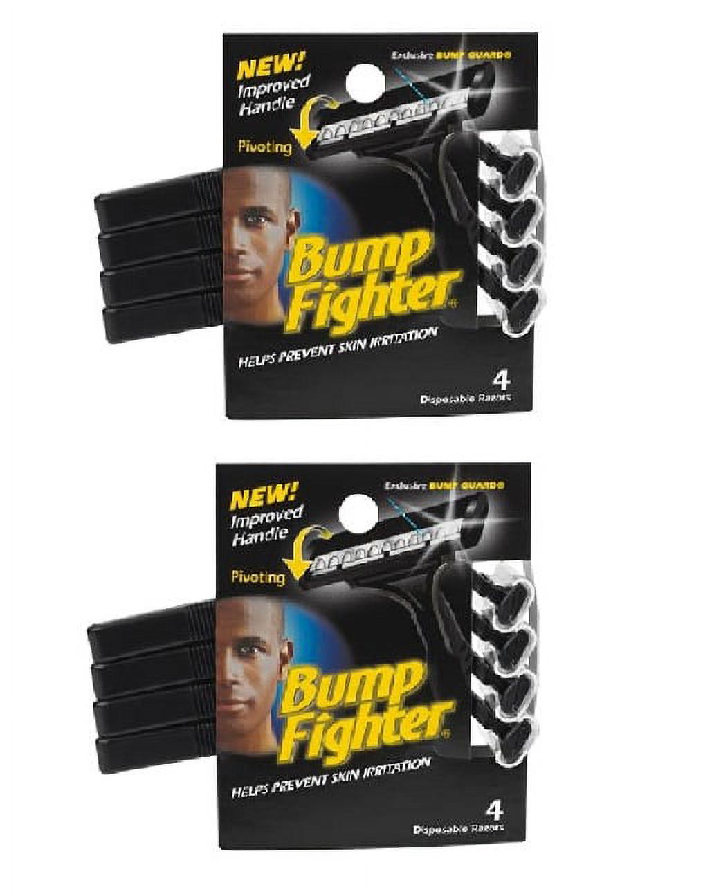 Bump Fighter Mens Disposable Razors 4 ct. (Pack of 2)