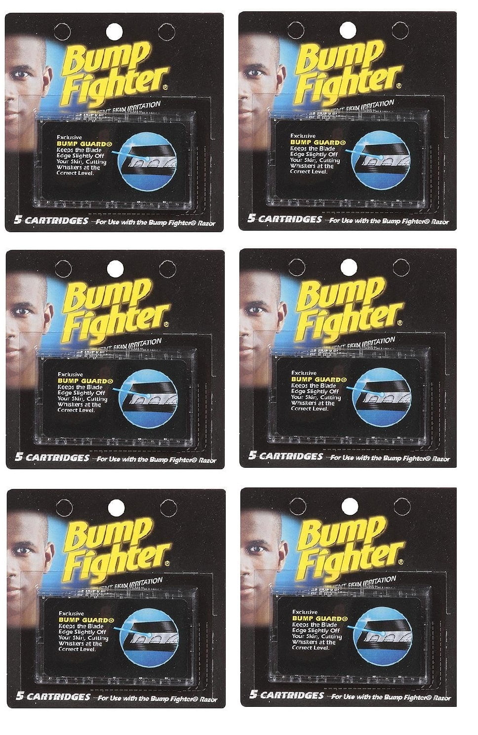 Bump Fighter Refill Cartridge Blades 5 Ct. Each (6 packs)