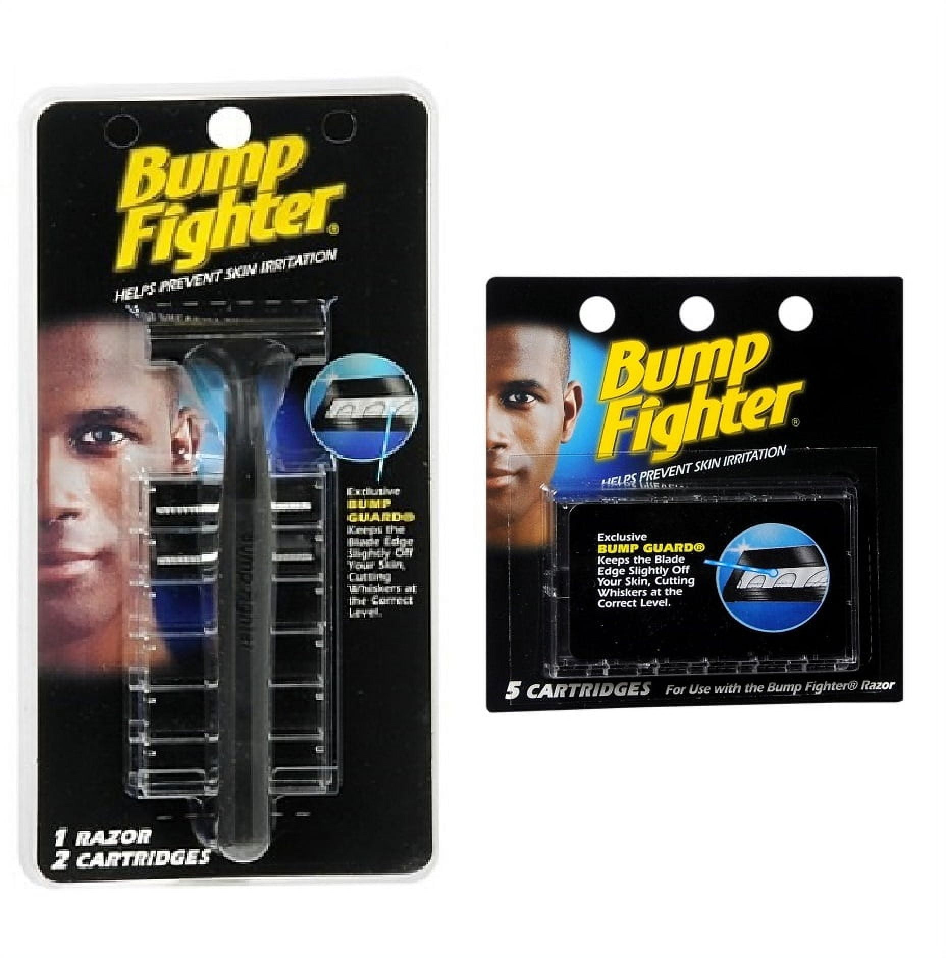 Bump Fighter Refill Razor w/ 2 Cartridges + Bump Fighter Refill
