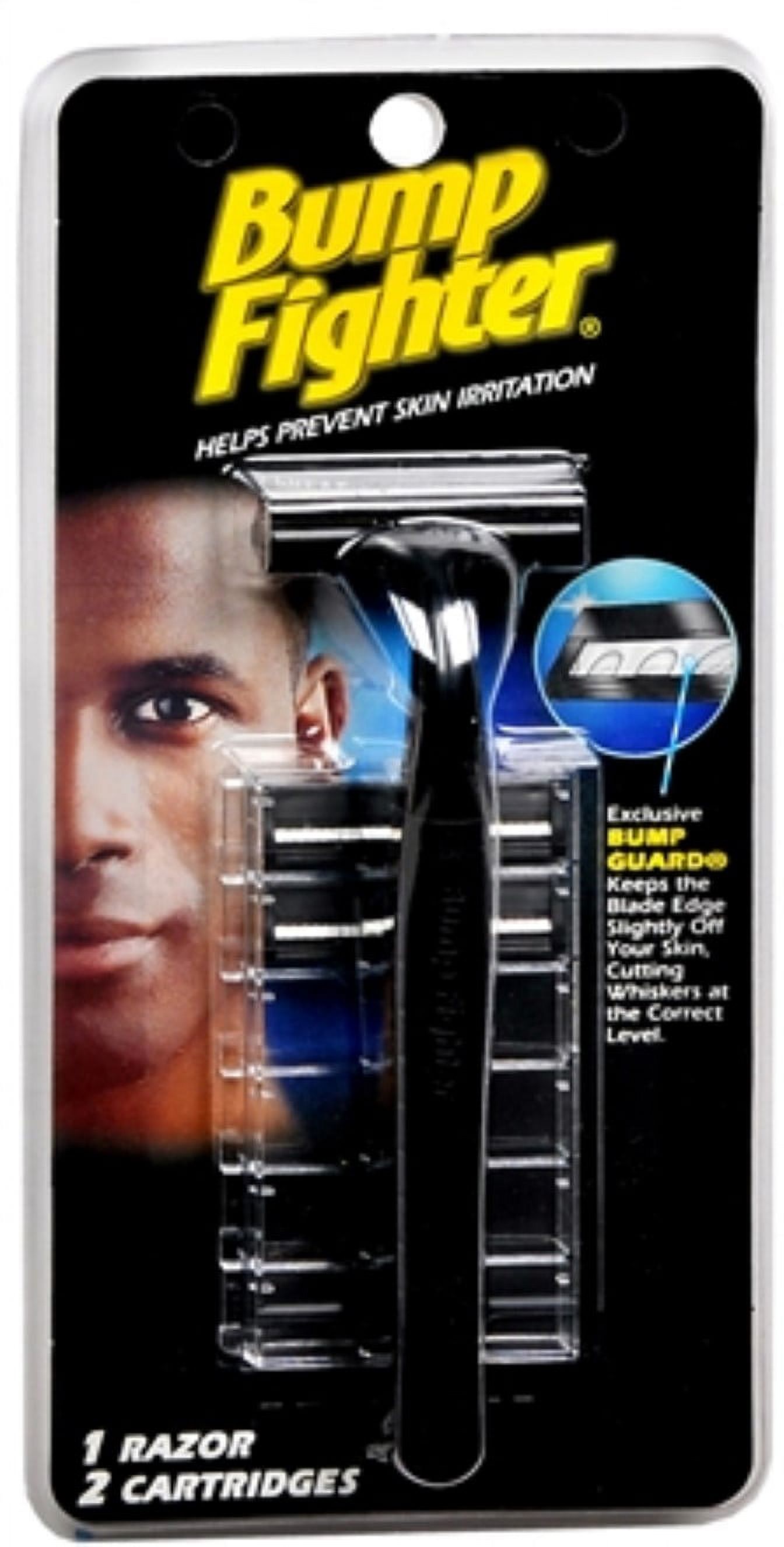 Bump Fighter Shaving Kit 1 Razor with 2 Refill Blades