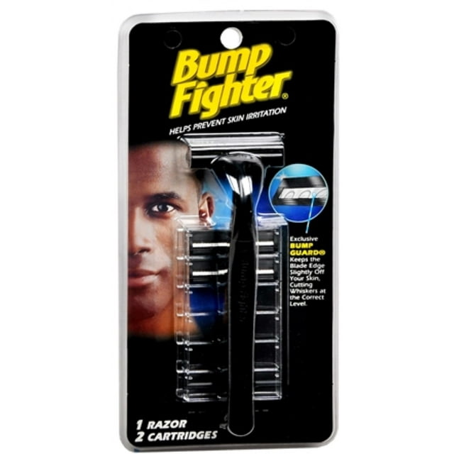 Bump Fighter Shaving Kit 1 Razor with 2 Refill Blades