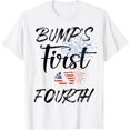 thumbnail image 1 of Bump First 4th Of July Pregnancy Independence Day T-Shirt, 1 of 3